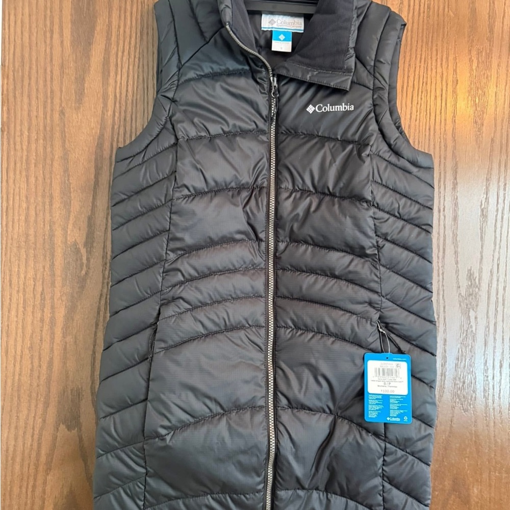 Columbia Dark Gray Long Vest